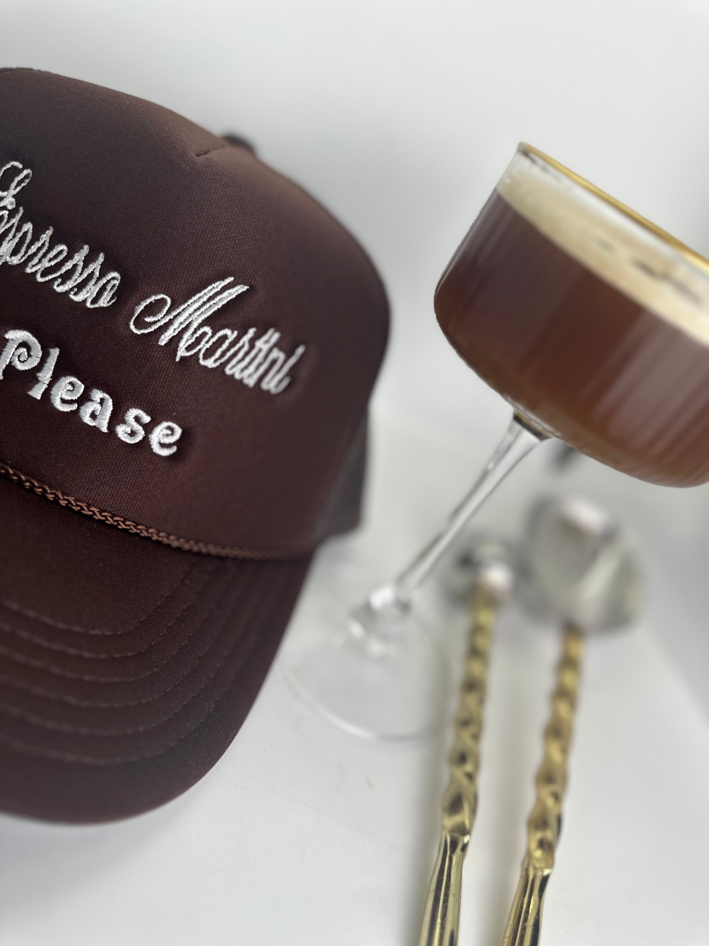 Espresso, martini hat