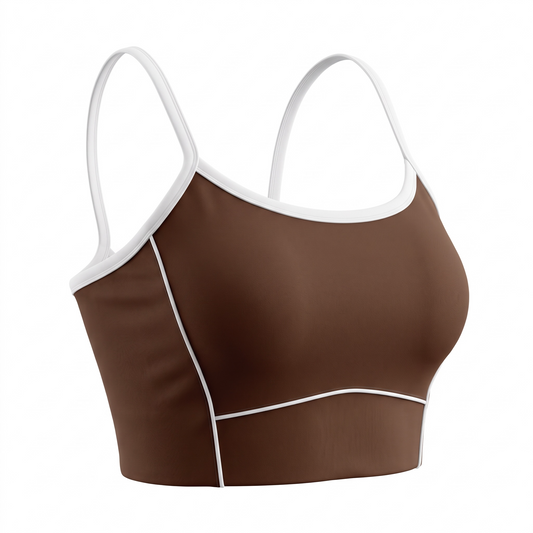 Mocha sports bra