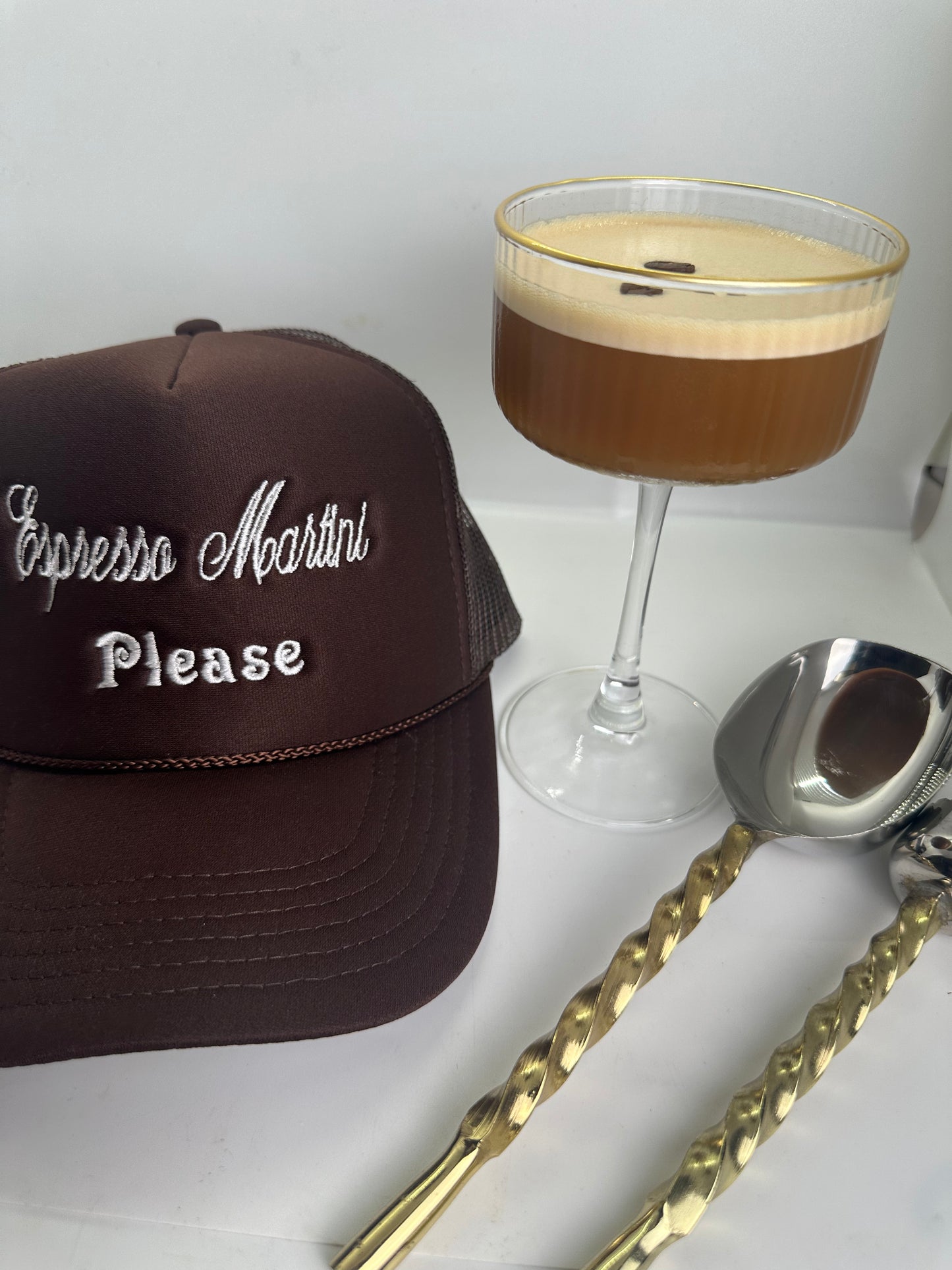 Espresso, martini hat